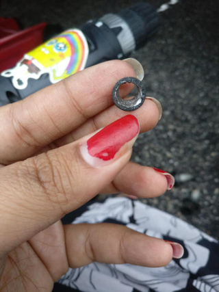 Illustration for article titled Seized Bolt: 0, Harbor Freight Drill With a Rainbow Spongebob Sticker: 1